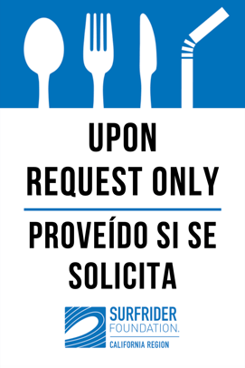 upon request only sign for california